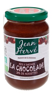 Jean Hervé Pâte à tartiner chocolade bio 350g - 7052